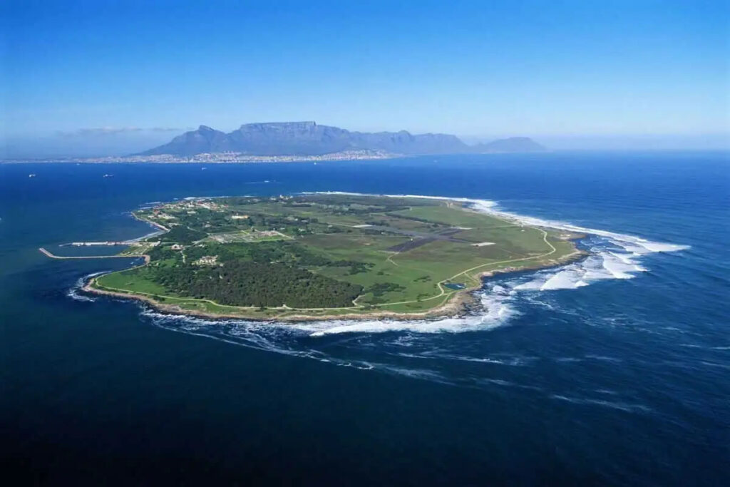 Insula Robben în largul coastei Cape Town